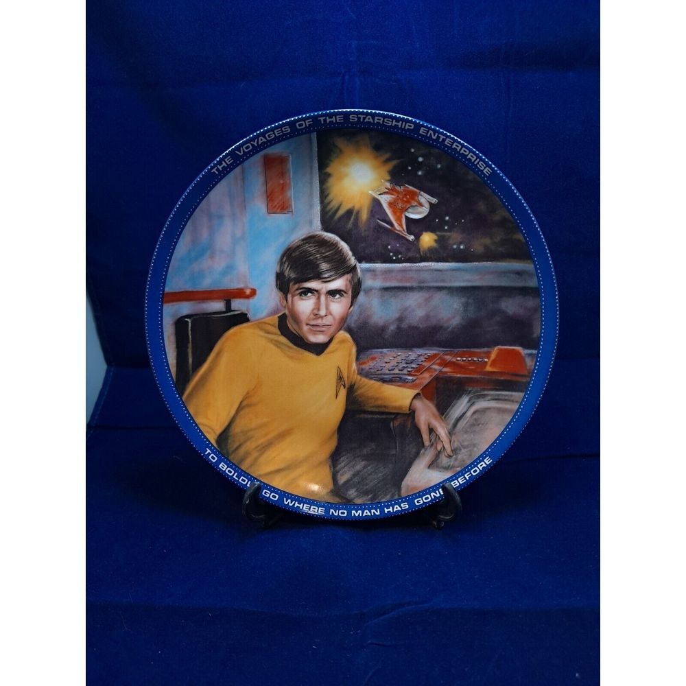 Star Trek Hamilton Collector Plate,‎ Chekov Ensign